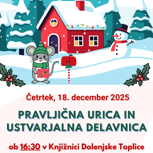 Slika dogodka Pravljična urica in ustvarjalna delavnica