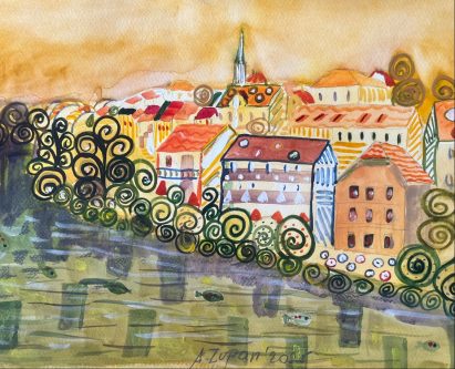 Slika dogodka Vedute Novega mesta in V zavetju dreves