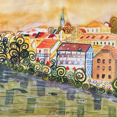 Slika dogodka Vedute Novega mesta in V zavetju dreves