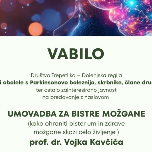 Slika dogodka Prof. dr. Vojko Kavčič: Umovadba za bistre možgane