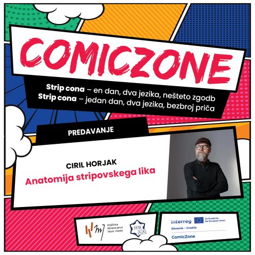 Slika dogodka Ciril Horjak – dr. Horowitz: Anatomija stripovskega lika