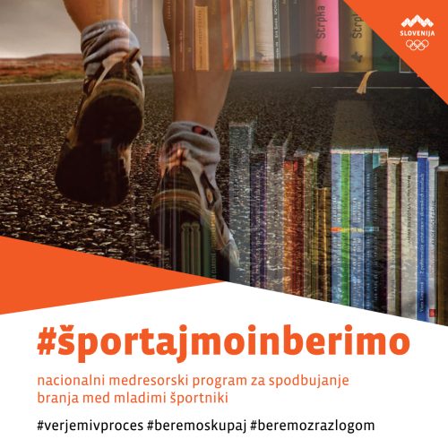 Slika dogodka #športajmoinberimo: Klara Lukan in Žana Pintarič