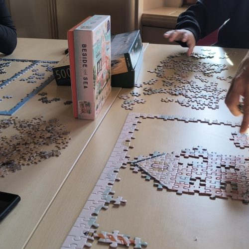 Slika dogodka Druženje ob sestavljankah